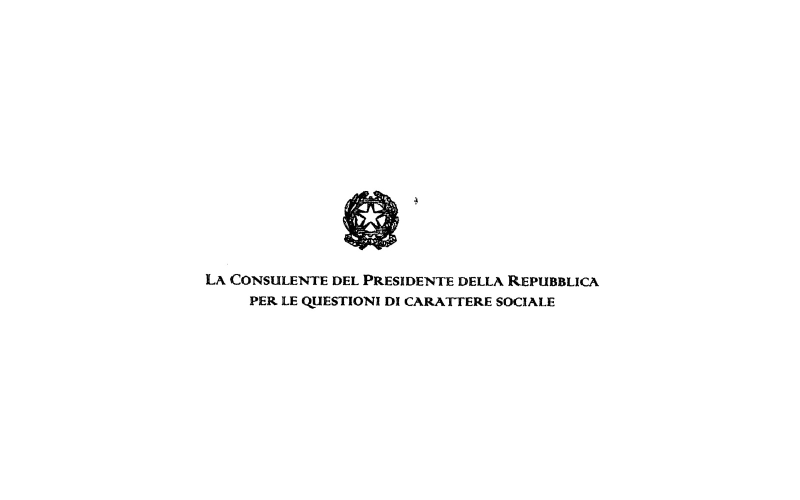 L'impegno della Signora Manissero...